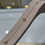 دستبند طلا مدل ماه ناز/ مینیمال